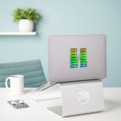 GITAAR FRET BOARD STICKERS (Laptop op bureau)