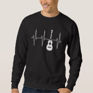 Gitaar  Heartbeat gitaar speler 6 snaren Trui