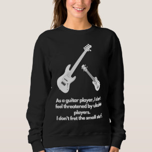 Gitaar ik maak me niet druk om de kleine dingen trui