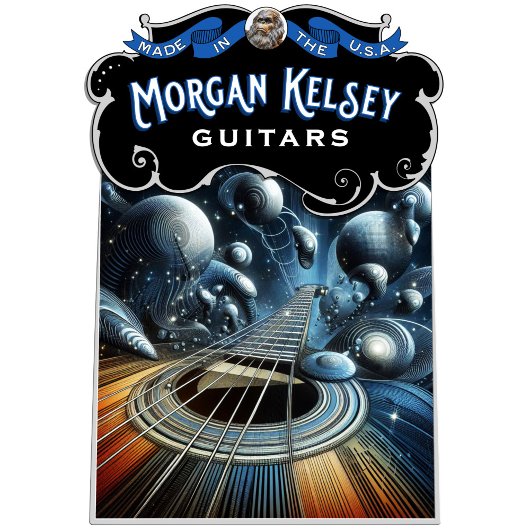 Gitaar in de ruimte t-shirt