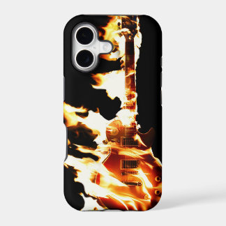 Gitaar in vlammen iPhone 5 Hoes