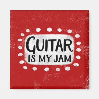Gitaar is mijn Jam koelkastmagneet Magneet