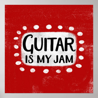 Gitaar is mijn Poster muurkunst