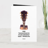 Gitaar Kaart (Achterkant)