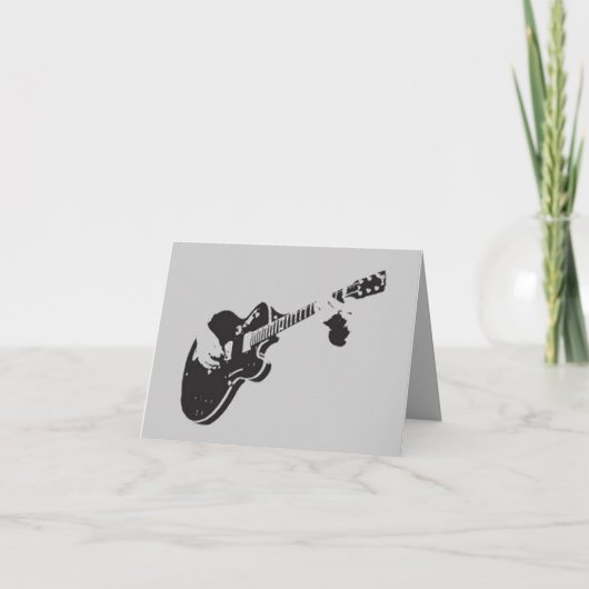 Gitaar - kaart (Voorkant)