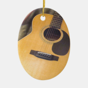 gitaar keramisch ornament