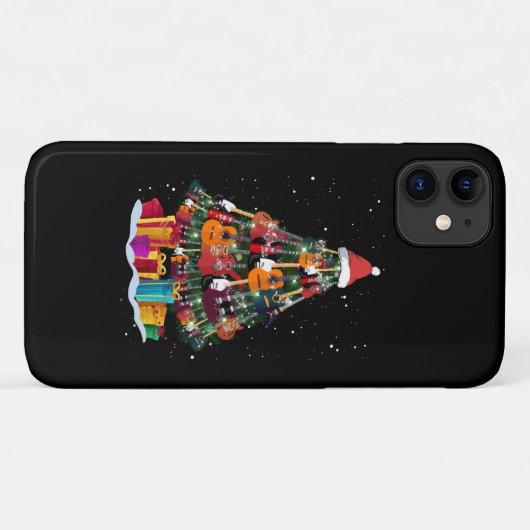 Gitaar Kerstboom Grappig Case-Mate iPhone Case (Achterkant (horizontaal))