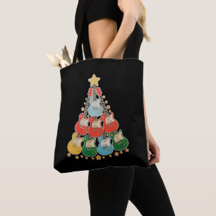 Gitaar Kerstboom Kerstmis Matching Family Holiday Draagtas