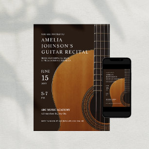 Gitaar Klassieke Muziekuitvoering Concert Kaart