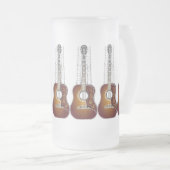  gitaar met blademuziek - Mok (Voorkant rechts)