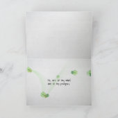 gitaar met wildflowers kaart (Binnen)