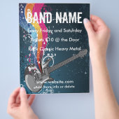 Gitaar Muziek Flyer (Hand)