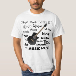 gitaar muziek liefhebber, muzikaal, instrument t-shirt