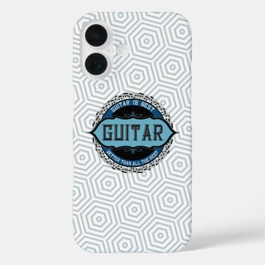 Gitaar muziek notitie cirkel Case-Mate iPhone case (Achterkant)