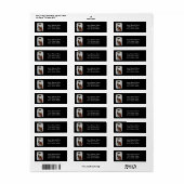 Gitaar Muziekinstrumenten Retouradreslabels Etiket (Full Sheet)