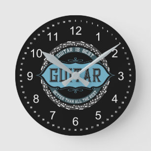Gitaar Muzieknoot Cirkel Ronde Klok