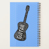 Gitaar Muzieknoten Tekst Planner (Achterkant)