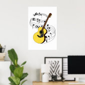 gitaar poster (Thuiskantoor)