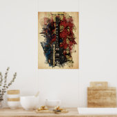 gitaar poster (Keuken)