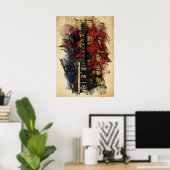 gitaar poster (Thuiskantoor)