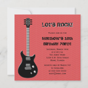 Gitaar Rock Ster Kaart