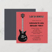 Gitaar Rockster Kaart (Voorkant / Achterkant)