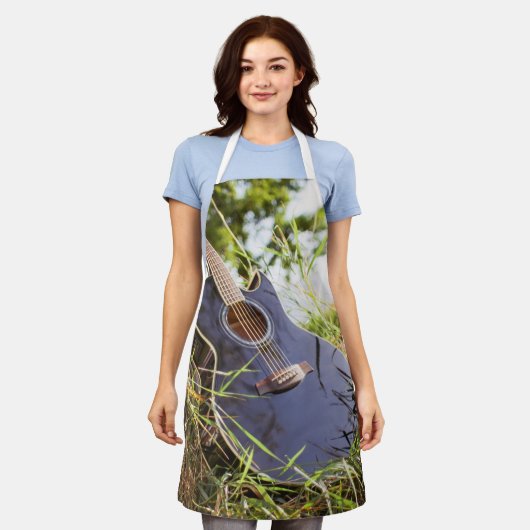  gitaar schort (Gedragen)