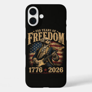 Gitaar spelen 250 jaar 4 juli iPhone 16 plus hoesje