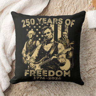 Gitaar spelen 4 juli 250ste verjaardag kussen