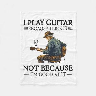 Gitaar Spelen Omdat Ik Het Leuk Vind Niet Omdat Ik Fleece Deken