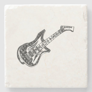 gitaar stenen onderzetter