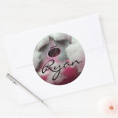 Gitaar sticker voor naam RYAN (Envelop)