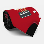 gitaar stropdas (Opgerold)