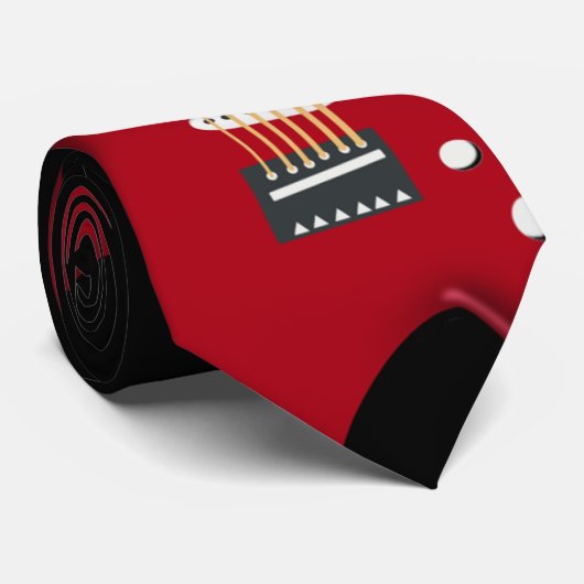 gitaar stropdas (Opgerold)