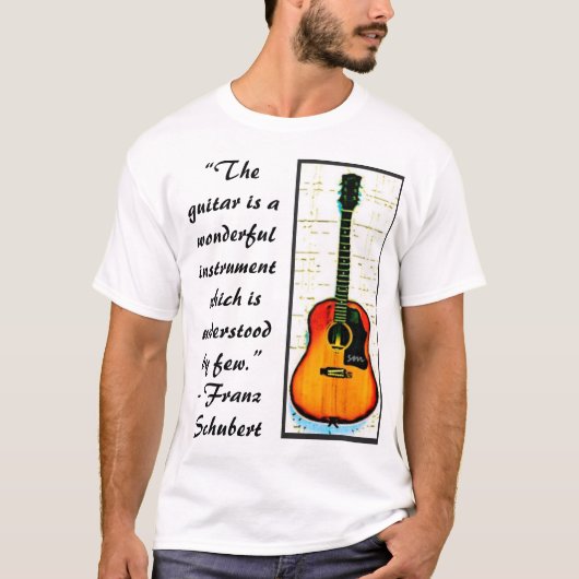 gitaar t-shirt (Voorkant)
