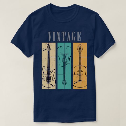 gitaar t-shirt (Design voorkant)