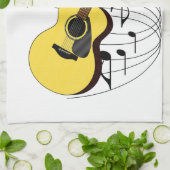 gitaar theedoek (Gevouwen)