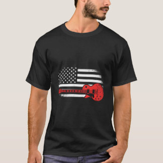 Gitaar Usa Vlag Patriottische Gitaar Vs T-shirt
