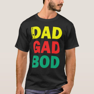 Gitaar Vader Figuur Dad Bod Dag  Dadgadbod Gitaar T-shirt