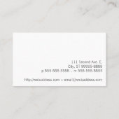 gitaar visitekaartje (Achterkant)