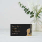 gitaar visitekaartje (Staand voorkant)