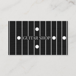 Gitaar Winkel Luthier Rosewood Toets Grafische Pro Visitekaartje