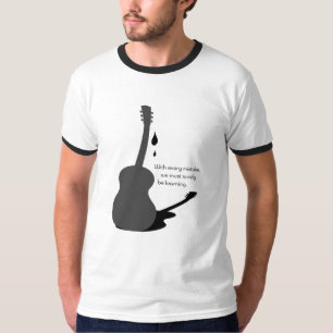 Gitaar zachtjes huilend t-shirt