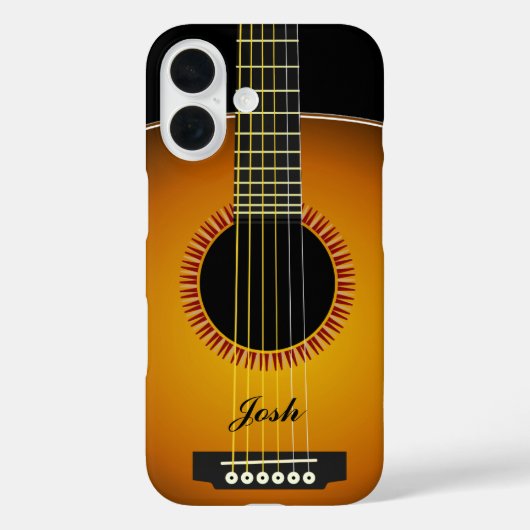Gitaarachtergrond textuur Case-Mate iPhone case (Achterkant)
