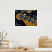 gitaarafstempels poster (Keuken)