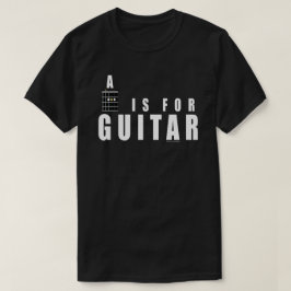 Gitaarakkoord A is voor gitaar T-shirt
