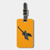 gitaarbagagelabel bagagelabel (Voorkant verticaal)