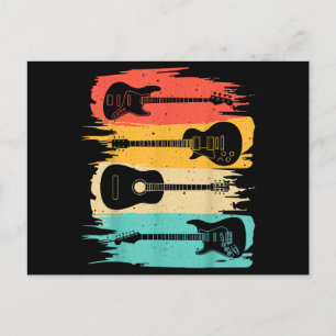 gitaargeschenk voor mannen Muziekband Guita Feestdagenkaart