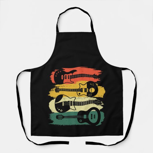  gitaargeschenk voor mannen schort (Voorkant)