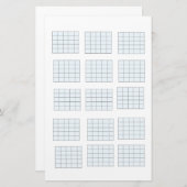 Gitaarkoordpapier Briefpapier (Voorkant / Achterkant)